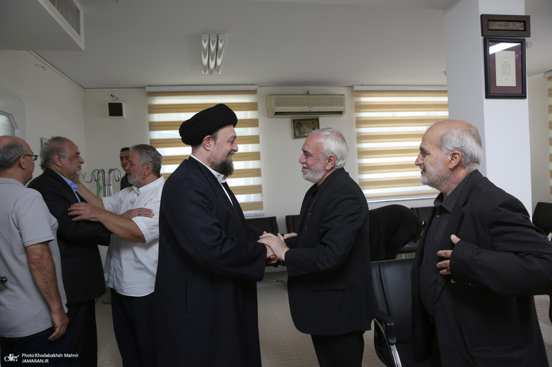 دیدار مدیران سابق تیم های پرسپولیس و استقلال با سید حسن خمینی