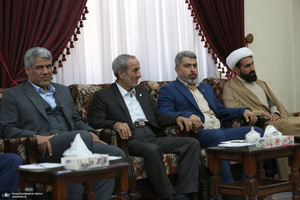 دیدار رئیس و اعضای هیأت رئیسه کمیته ملی پارالمپیک با سید حسن خمینی