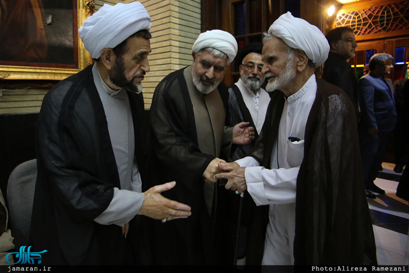 مراسم ختم  آیت الله علی اصغر مروارید(ره) 