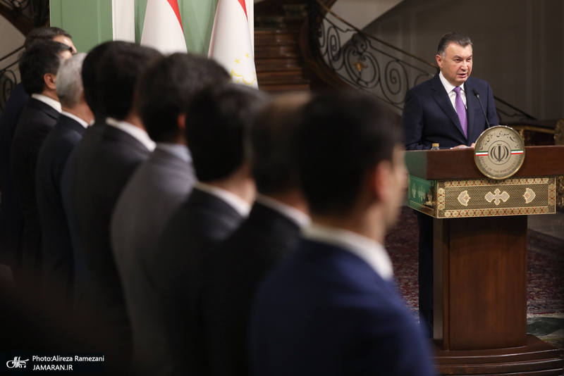 دیدار نخست وزیر تاجیکستان با عارف