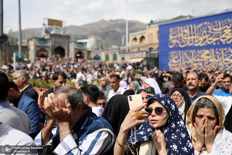 مراسم تحويل سال در آستان حضرت امام زاده صالح (ع)