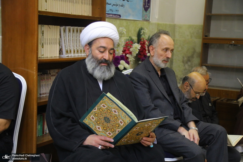 مراسم چهلمین روز درگذشت حاجیه خانم صدیقه بروجردی مادر شهید عیسی بروجردی
