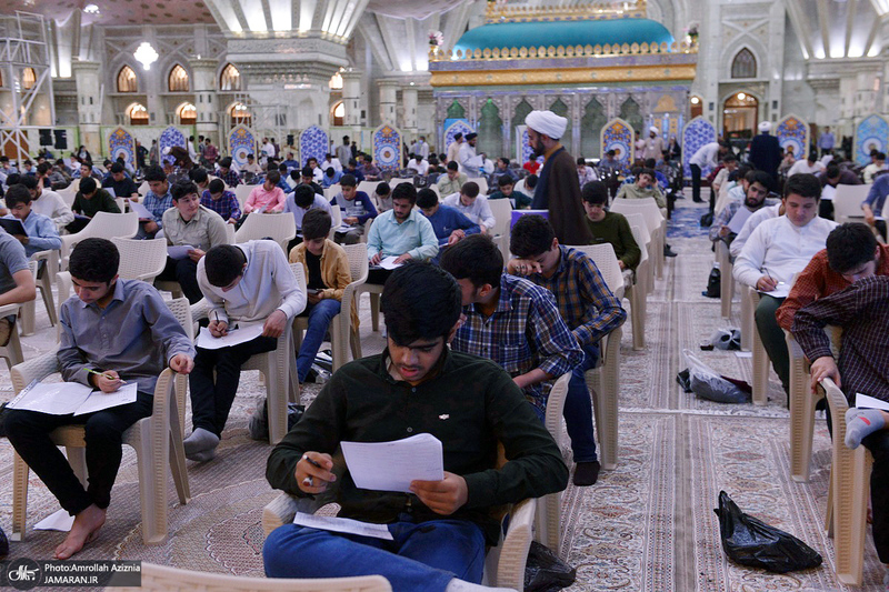 آزمون ورودی حوزه علمیه استان تهران در حرم امام خمینی (س)