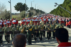 آئین آغاز طرح ملی خدمات نوروزی جمعیت هلال احمر در جوار حرم مطهر امام خمینی (س)