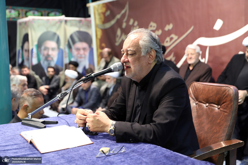 مراسم بزرگداشت همسر آیت الله موسوی بجنوردی (ره) در حسینیه شماره یک جماران-2