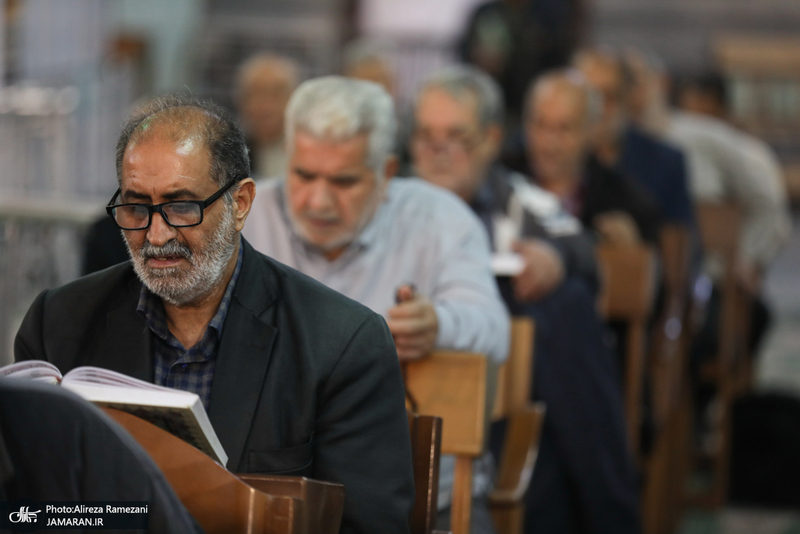 مراسم جزخوانی قرآن کریم در حرم مطهر حضرت عبدالعظیم حسنی(ع)