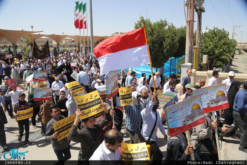 راهپیمایی باشکوه روز جهانی قدس در قم 