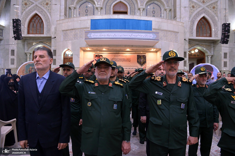 تجدید میثاق خانواده معظم شهدای سازمان حفاظت اطلاعات سپاه با آرمان های حضرت امام خمینی (س)