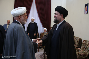 تجدید میثاق رئیس قوه قضاییه و جمعی از اعضای دستگاه قضا با آرمان های حضرت امام خمینی (س)-2