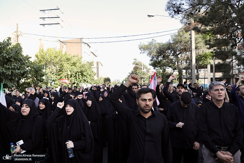 مراسم تشییع شهید مصباح الهدی باقری