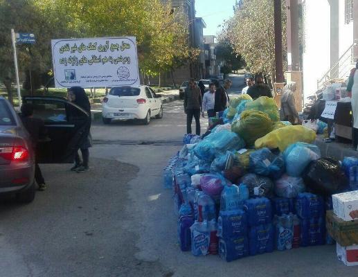 بیش از 5600 تخته پتو و چادرمسافرتی به مناطق زلزله زده کرمانشاه ارسال شد