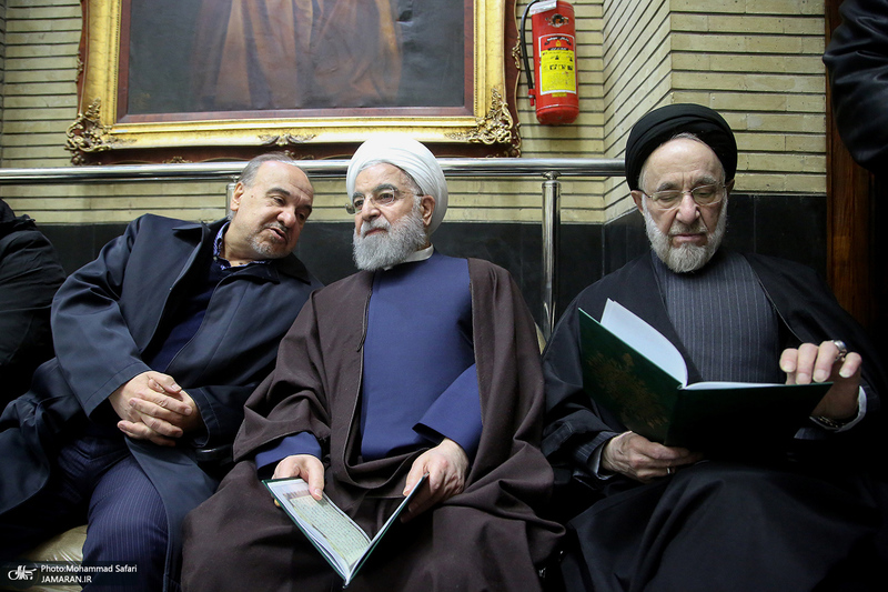 مراسم ترحیم مادر محمد شریعتمداری