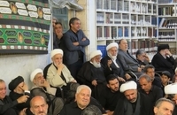 مراسم تاسوعای حسینی در دفتر آیت الله العظمی صانعی (23)