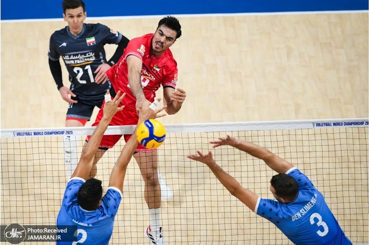 والیبال قهرمانی جهان| حاجی پور و شریفی امتیازآورترین بازیکنان ایران مقابل صربستان