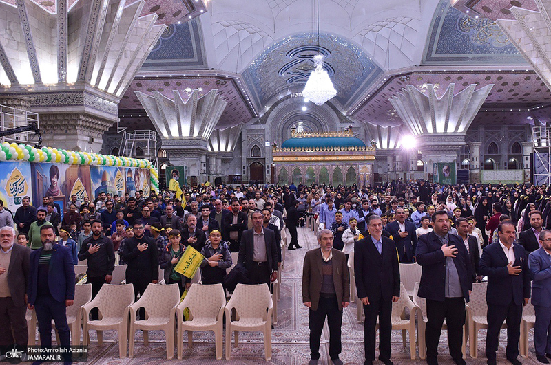 مراسم تجلیل از دانش آموزان برگزیده فرهنگی، هنری و قرآن، عترت و نماز منطقه 19