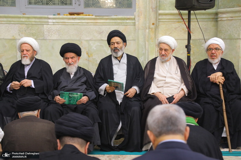 مراسم چهلمین روز ارتحال آیت الله العظمی شبیری زنجانی (ره)