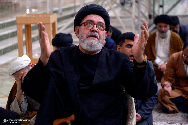 مراسم عزاداری شب شهادت امام هادی(ع) در حرم مطهر امام خمینی