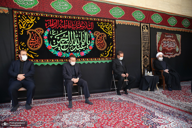 مراسم عزاداری حضرت سید الشهدا(ع) با حضور روحانی