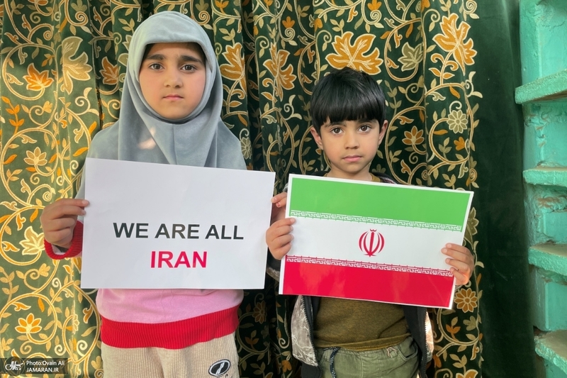 پویش «همه ما ایران هستیم» در کشمیر هند
