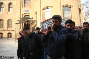 مراسم وداع با پیکر آیت الله محمد امامی کاشانی