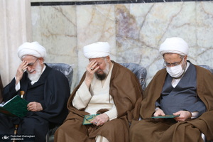 مراسم بزرگداشت آیت الله العظمی صافی گلپایگانی (ره) توسط بیت آیت الله العظمی بروجردی (ره)‎‎