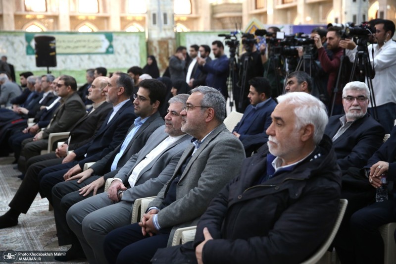 مراسم تجدیدمیثاق وزیر و معاونان وزارت امور خارجه با آرمان‌های امام خمینی