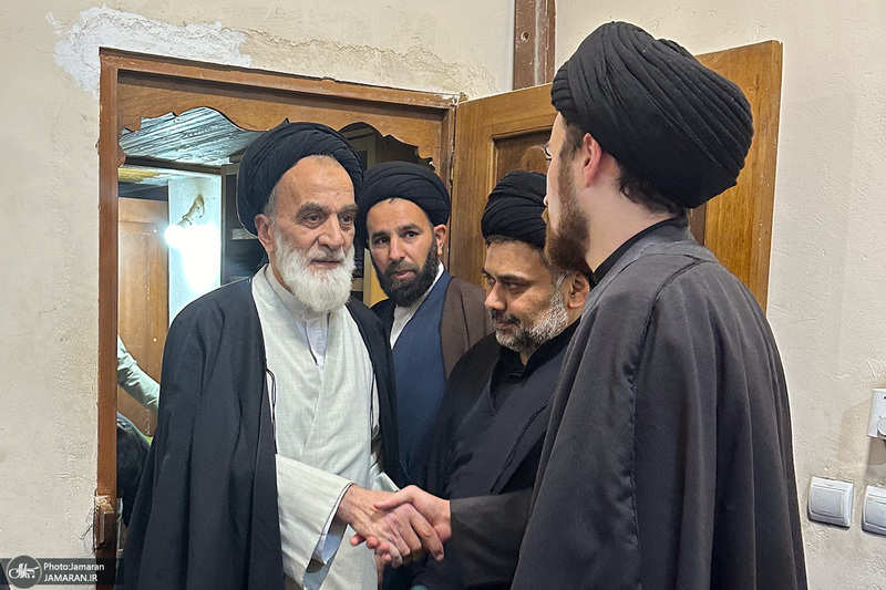 مراسم بزرگداشت آیت الله موسوی بجنوردی (ره) در بیت امام خمینی (س) در نجف اشرف