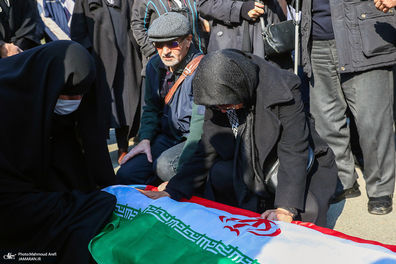 مراسم تشییع پیکر رضا رئیس طوسی استاد دانشکده حقوق و علوم سیاسی دانشگاه تهران