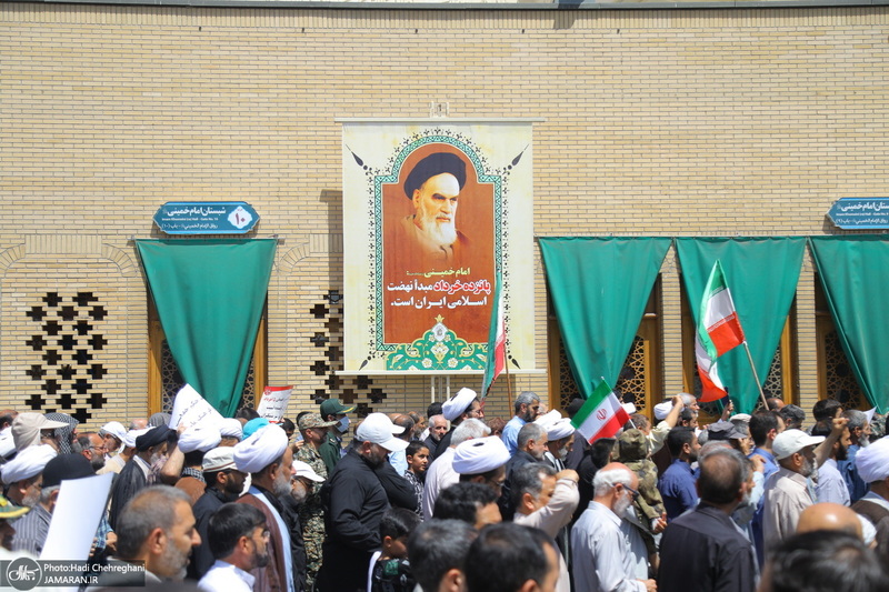 راهپیمایی مردم قم در سالروز قیام 15 خرداد‎‎