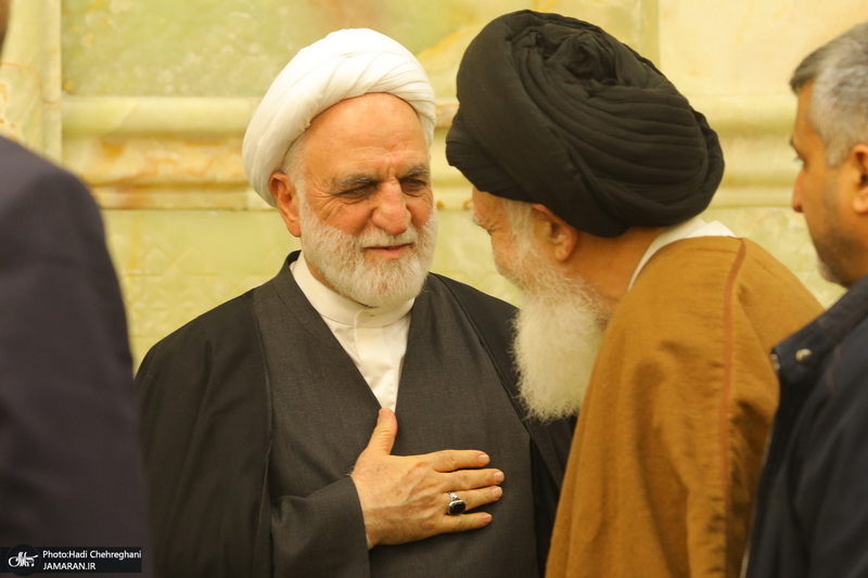 مراسم بزرگداشت شهیدان «علی رازینی» و «محمد مقیسه» در مسجد اعظم قم‎