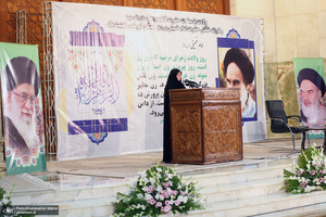 مراسم سالروز میلاد حضرت زهرا(س) و امام خمینی(ره) در حرم مطهر بنیانگذار جمهوری اسلامی ایران