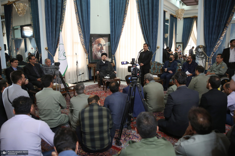 دیدار رئیس، معاونان و کارکنان سازمان حفاظت محیط زیستبا سید حسن خمینی