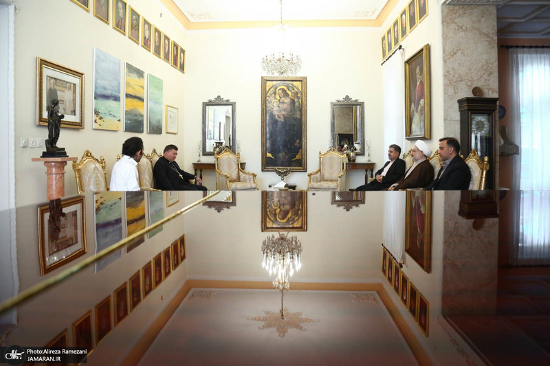 دیدار حجت الاسلام و المسلمین دکتر محمد مقدم با سفیر واتیکان