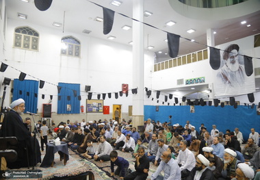 مراسم بزرگداشت امام خمینی (س) و شهدای خدمت در شهر پردیسان قم‎