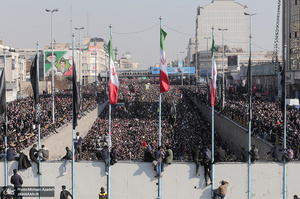 حضور میلیون ها تهرانی در تشییع پیکر مطهر سردار قاسم سلیمانی - 5