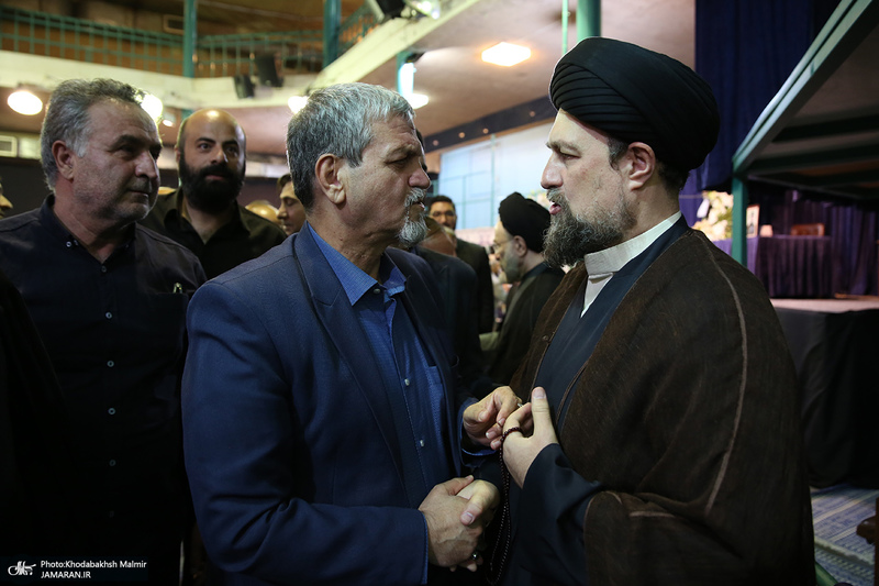 مراسم بزرگداشت آیت الله حسن صانعی (ره) در حسینیه جماران -1