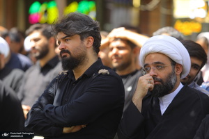 دسته عزاداری شهادت امام عسکری (ع) با حضور آیت‌الله العظمی وحید خراسانی