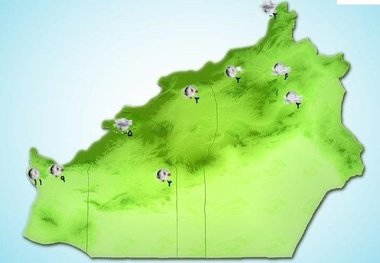 کولاک در ارتفاعات استان سمنان  وزش باد ادامه دارد