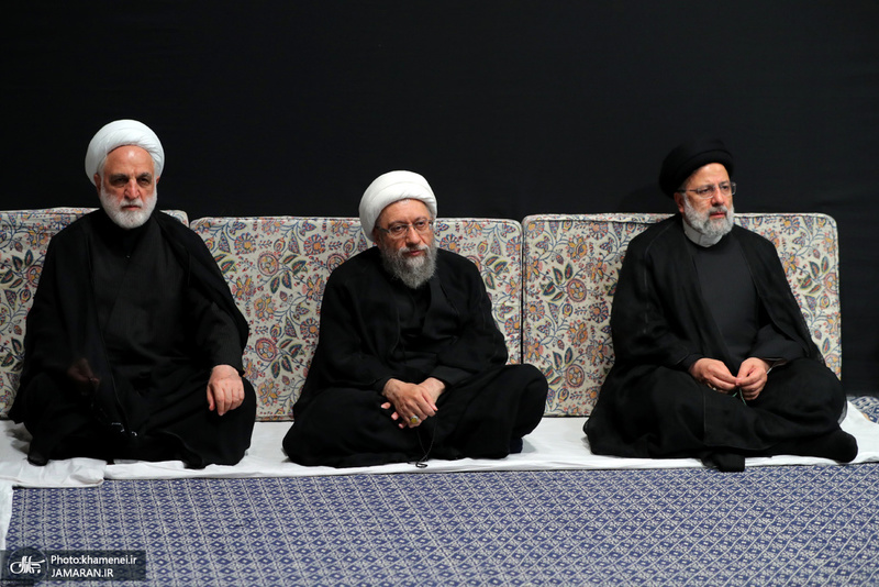 آخرین شب مراسم عزاداری حضرت اباعبدالله الحسین (ع) در حسینیه امام خمینی