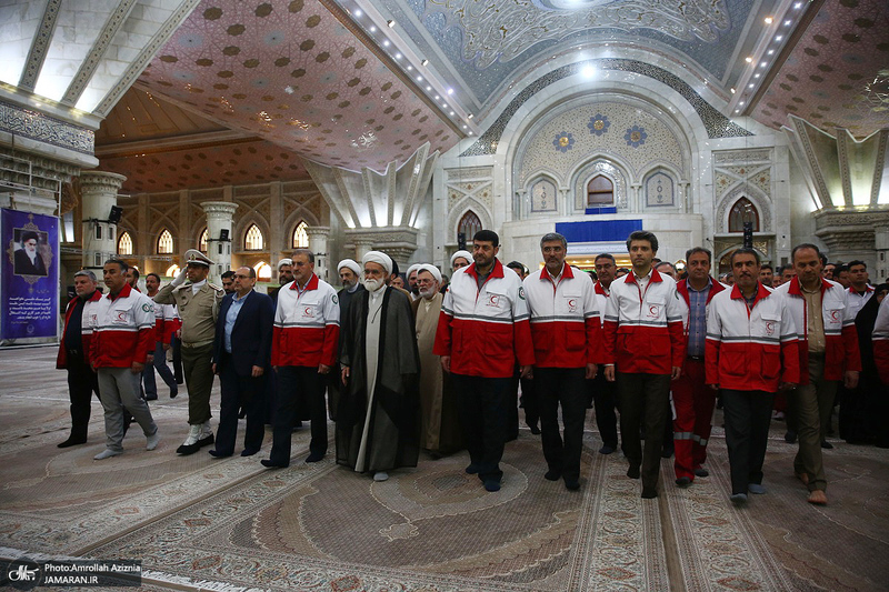 تجدید میثاق مدیران و کارکنان جمعیت هلال احمر با آرمان های حضرت امام خمینی (س)