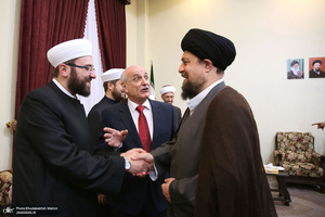 دیدارجمعی از علمای اهل سنت کشور سوریه با سید حسن خمینی