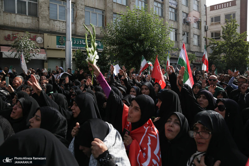 مراسم تشییع شهدای جنگ تحمیلی رژیم صهیونیستی در تهران-2