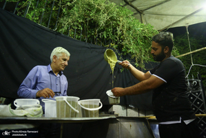 مراسم شب شهادت پیامبر اکرم (ص) در محله دروازه شمیران