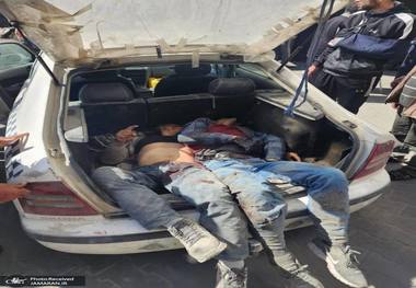 حمله اسرائیل به محل دریافت کمک های بشردوستانه در غزه + عکس ها