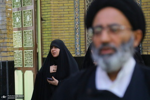 دسته عزاداری شهادت حضرت علی (ع) با حضور آیت‌الله العظمی وحید خراسانی