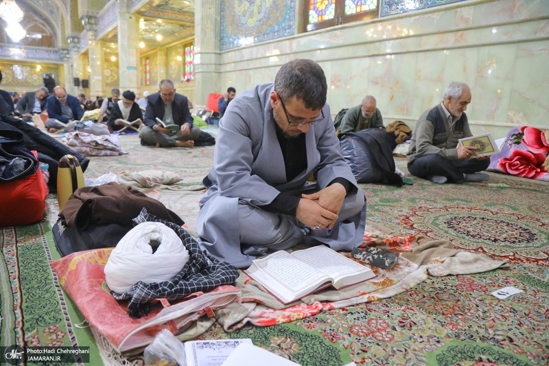 مراسم اعمال ام داوود در قم