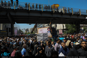 تشییع پیکر شهدای ترور در تهران