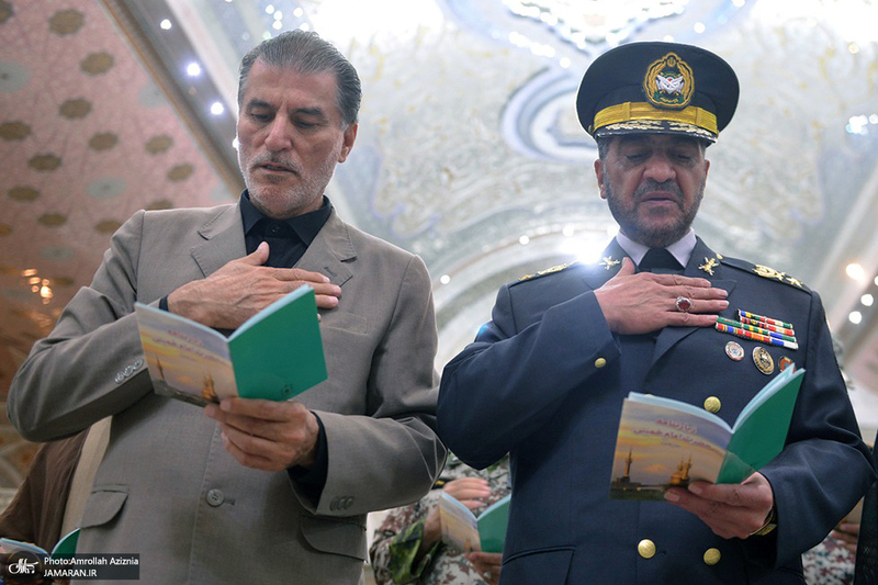 تجدید میثاق نیروی پدافند هوایی ارتش با آرمان های حضرت امام (س)