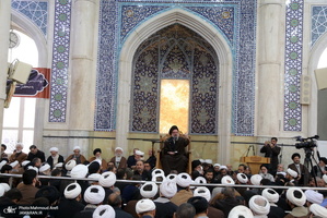 اجتماع طلاب در محکوم کردن اقدام تروریستی دولت آمریکا در به شهادت حاج قاسم سلیمانی