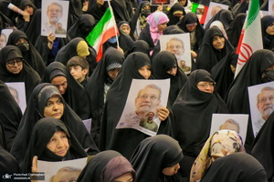 مراسم بزرگداشت شهید علی لاریجانی در حرم حضرت معصومه (س)